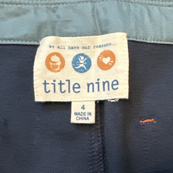 Title‎ Nine Women's Navy Blue Cargo Stretch Skirt Size 4 - Picture 5 of 8